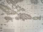 Caribbean West Indies C  1850 A  Brue Large Antique Map 19th Century