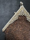  Vintage 1920s Ombr   Mesh Flapper Purse 