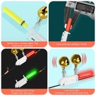 6 Pcs Fishing Bite Alarm Bite Alarm With Bell Led Glow Sticks For Fishing Led   