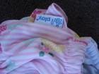 Iplay Reusable Absorbent Swimsuit Diaper Pink Stripe Fruit Print Size 6 M New