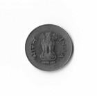 1998 India - 1 Rupee - 193 - Stainless Steel - 4 8g