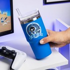Astro Bot Gamer Cup 600ml  20oz  Insulated Travel With 16 9 Ounces  Blue 