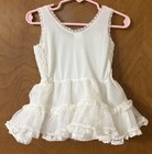 Vintage Her Majesty Petticoat Slip White Nylon Ruffled Lace Style 32090 Size T-2