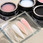 Builder Gel For Nails  4 Colors Thickening Builder Nail Gel Clear Milky White Nu