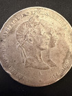 Coin  Silver  Austrian Empire  1854  1 Gulden