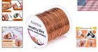 20 Gauge Tarnish Resistant Copper Beading Wire - 28 Yards Jewelry Craft Supplies
