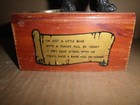 Neat Old Original Wood Sequoia National Park Souvenir Still Bank 1950 s