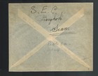 1935 Bangkok Thailand Airmail Cover To Brussels Belgium