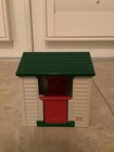 Vintage Little Tikes Dollhouse Outdoor Furniture Lot  picnic Turtle Slide Grass 