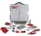 Cartman 205 Piece Ratchet Wrench And Socket Tool Set 1 4    3 8    1 2 