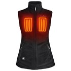 Actionheat Womens 5v Performance Fleece Battery Heated Black Vest