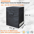 Chest Freezer Covers For Outside 32 5w  22 5d  33 5h  In compatible With 7 0 Cubic