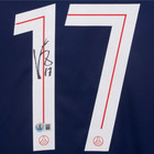 Vitinha Signed Psg Home Soccer Jersey  17 With Beckett Witness