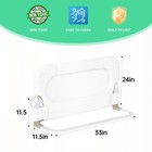 Folding Toddler Bed Rails For Crib toddler Bed Guard Rail With Reinforced Anc   