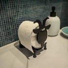 Goat Or Sheep Toilet Paper Holder   Animal Toilet Roll Dispenser   Farmhouse 