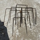 Vintage Antique Wood Croquet Set  Includes 6 Mallets  Stand  9 Stakes  6 Balls