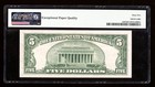 Dbr 1934-a  5 North Africa Gem Fr  2307 Ka Block Pmg 65 Epq Serial K63028971a