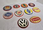 Vintage 1950 s Wheaties Cereal Premium Car Badge Emblem Lot Of 10 Metal Tin