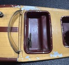 Vintage 1950s  Japan Tin Speed Boat Speed King Engine Powered As Is Untested