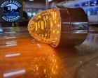 Single Face Amber clear Watermelon Pedestal Light Turn Signal Universal  51567