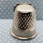 Cayman Islands Souvenir Silver Tone Metal Thimble W  Sailboat