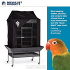 Prevue Pet Products Large Playtop Bird Cage 36 0 l X 24 0 w X 49 0 h  Black