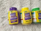 Crayola Washable Paint Set 5 Bottles 2oz Each Violet Yellow Green Blue White