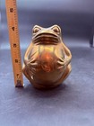 Vintage Korean Brass Buddha Frog Money Box Coin Bank Figure