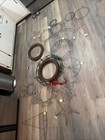 Floral Garden Wire Metal Wreaths Crafts Assorted Shapes Sizes 20 Lot New