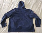 Rare Ccm Authentic Team Usa Hockey Heavy Stitched Blue Throwback Hoody 2xl 
