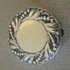 Vintage Victorian Sterling Silver Pill  trinket Box  Snuff Birmingham Hallmarked