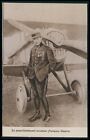 Airplane Aviation Wwi Ww1 War Hero Guerin Aviator Original Old C1915 Postcard