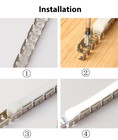 50ft Flexible Bendable Led Channel For Led Strip Channel System Mount Holder