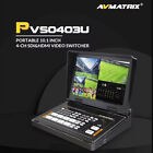 Avmatrix Pvs0403u Video Switcher 4-channel Sdi Hdmi Multi-format Live Streaming 
