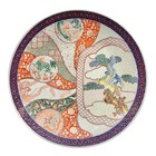 Antique Japanese Imari Porcelain Charger -- 22 Inch Diameter