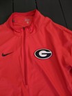 Georgia Bulldogs Nike Tech 1 4 Zip Windbreaker Pullover Mens Medium Red Jacket