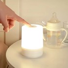 Led Bedside Night Light Dimmable Touch Table Lamp Rechargeable Bedroom Desk