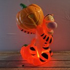 Vintage 2000 Disney Tigger Pumpkin Halloween Lighted Blow Mold Figure Lamp Nwt