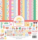 Echo Park Paper 12  X 12  Cardstock Collection Kit   Solids - Our Groovy Summer