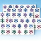 Usps Holiday Geometric Snowflakes 100 Stamps Scott  5034b Pane Mnh 2015
