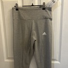 Nwt Adidas Women s Essentials High-waisted Logo Leggings  Size Small  Gray