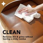 Weiman Leather Cleaner   Conditioner Wipes With Uv 1 Count  pack Of 1   White
