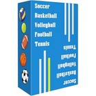 Sports Card Game - Soccer Basketball Volleyball Football Tennis - Speed 