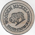 1984  Forks Coin Club 25th Anniversary Show  Grand Forks  Nd  Wooden Nickel