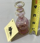 Hand-made Hand-blown Egyptian Glass Perfume Bottle  Does Not Have Dauber
