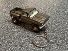 1981 Chevy C10 K10 Truck Keychain Gray Square Body Stepside Hot Wheels Matchbox