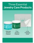 Jewelry Care System Kit Fine Delicate Cleaning Polishing Cloth Basket Brush New