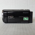 Sony Handycam Digital Video Camera Gps Hdr-cx260v 55x Zoom Blk Tested   Working 