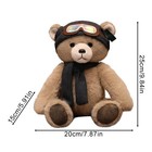 For Teddy Bear Bear Plush Cute Animal Plush Toy Bear Doll Wear Hat