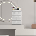 Makeup Cosmetic Organizer Storage Drawers Display Boxes Case With 12 Drawers  wh
